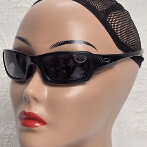 2008 Oakley Fives Squared Black Prizm Polarized Sunglasses American Flag Emblem